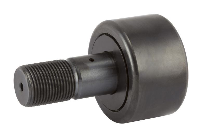 Игольчатый опорный ролик с цапфой RBC CS72L, бочкообразный, с уплотнением, со шлицем под отвёртку