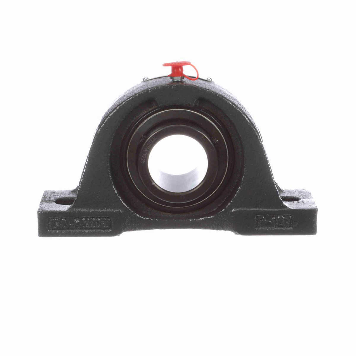 Sealmaster Mounted Cast Iron Two Bolt Pillow Block Ball Bearing - 52100 Bearing Steel, Black Oxided - Setscrew Lock - High Temperature - NP-24 HT
