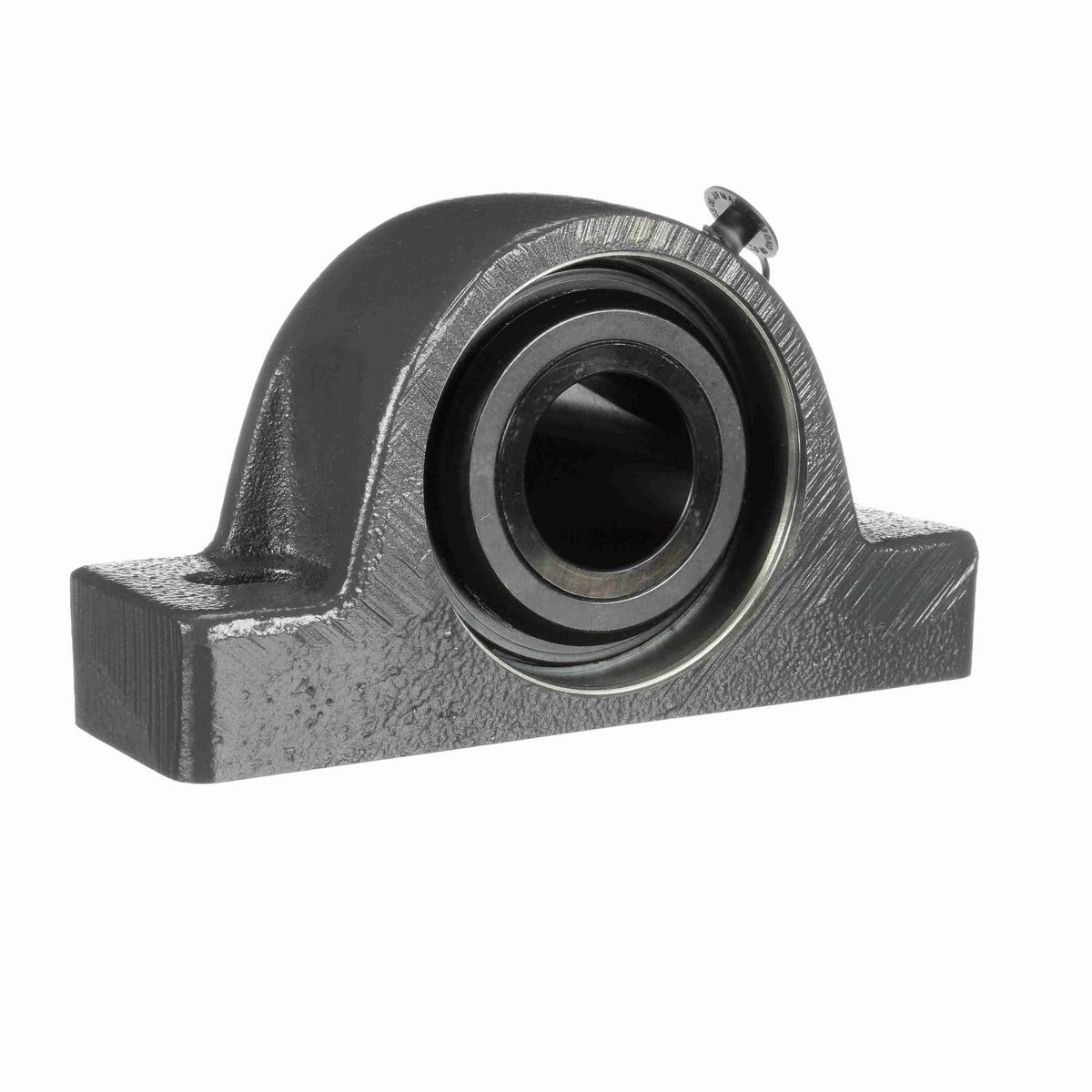 Sealmaster Mounted Cast Iron Two Bolt Pillow Block Spherical Roller - 52100 Bearing Steel, Black Oxided - Collar Mount Lock - USRB5000-107