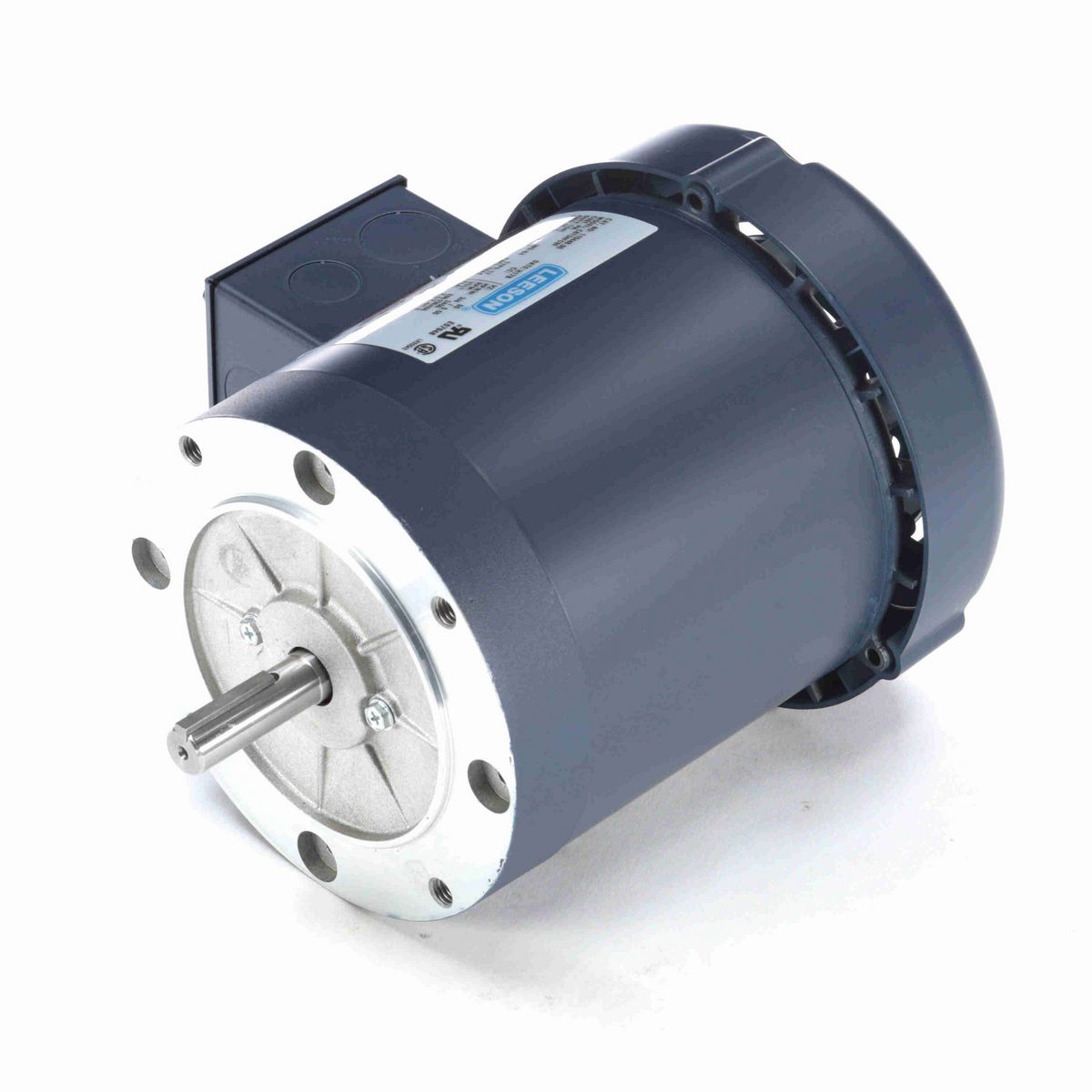 LEESON General Purpose Motor, 0.75 HP, 3 Ph, 60 Hz, 208-230/460 V, 3600 RPM, 56C Frame, TEFC - 110448.00