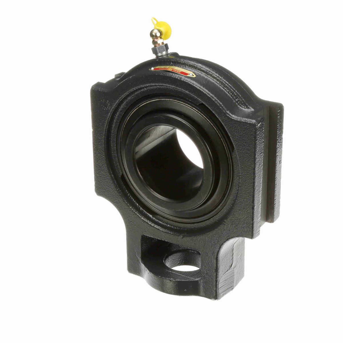 Sealmaster Mounted Cast Iron Wide Slot Take Up Ball Bearing - 52100 Bearing Steel, Black Oxided - Setscrew Lock - MST-47