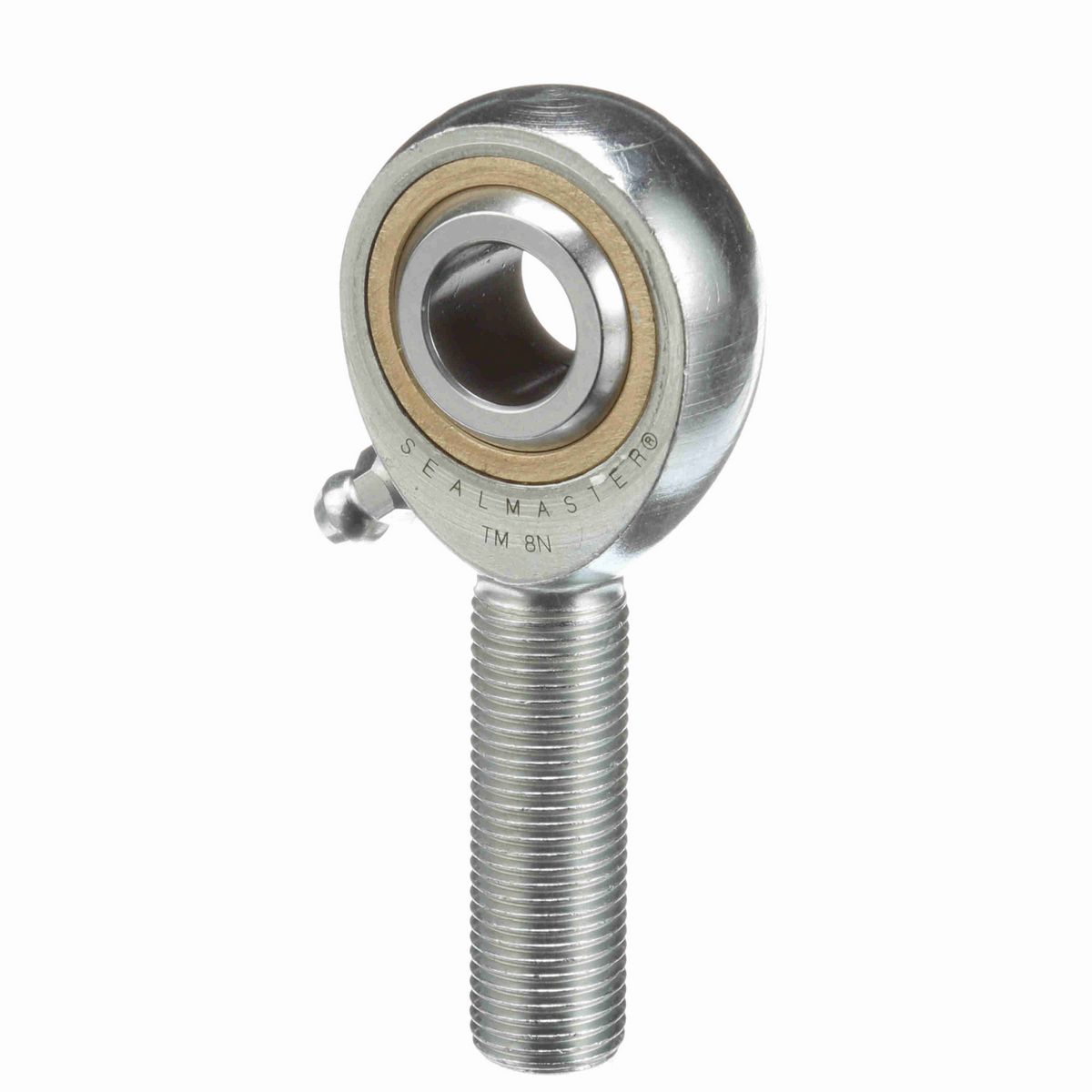 Sealmaster Male Rod End Bearing - Three-Piece Greasable Bronze Race - TM 8N