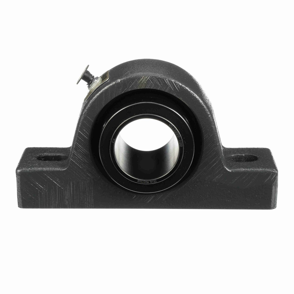 Sealmaster Mounted Cast Iron Two Bolt Pillow Block Spherical Roller - 52100 Bearing Steel, Black Oxided - Collar Mount Lock - USRB5000-200