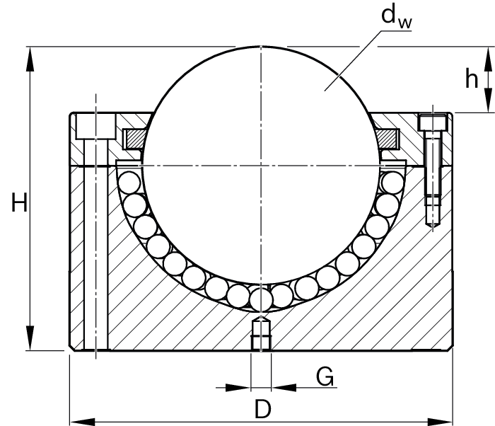 Шариковое передаточное устройство Bosch Rexroth KUM-A76-MFG [R053307600]