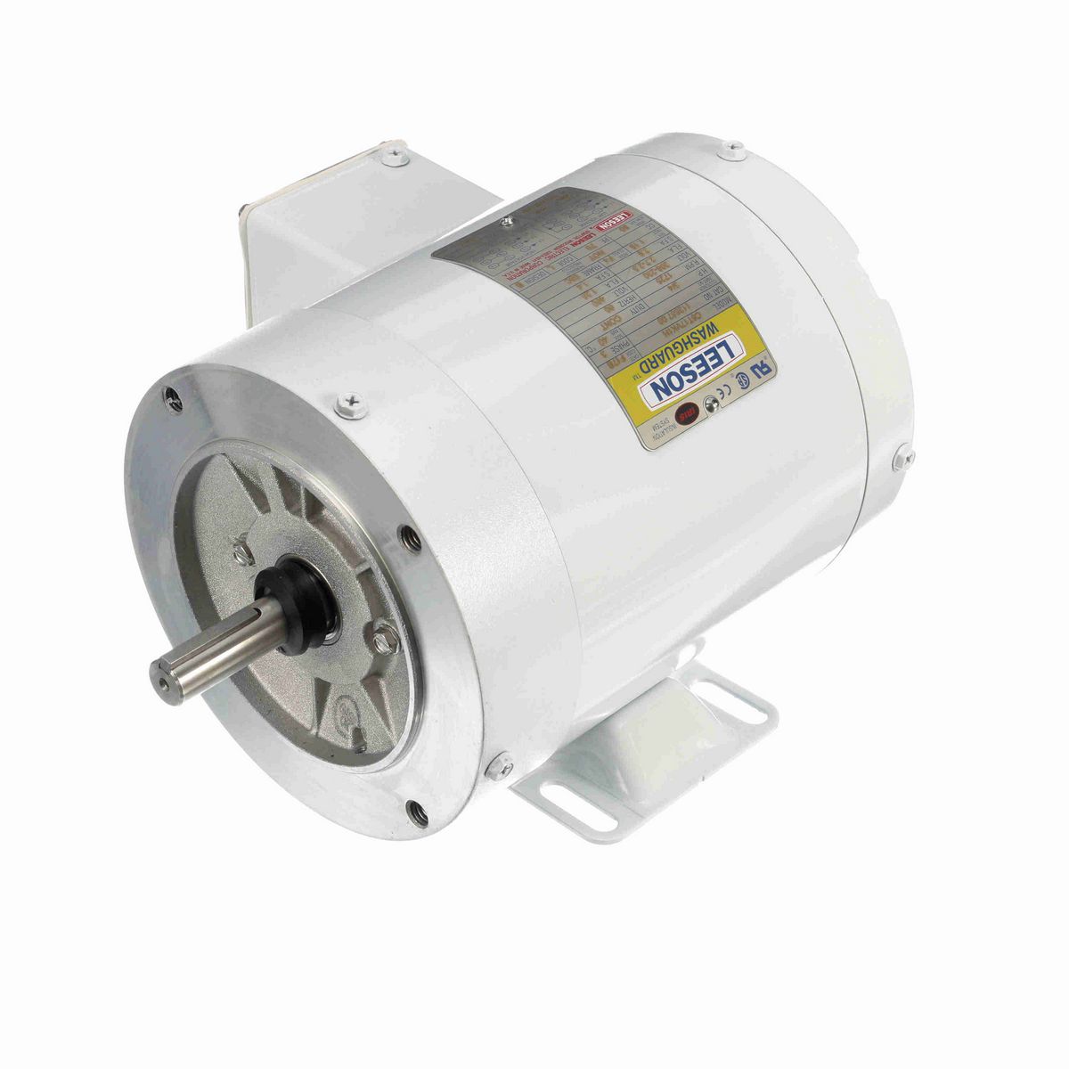 LEESON White Duck™ General Purpose Motor, 0.75 HP, 3 Ph, 60 Hz, 230/460 V, 1800 RPM, 56C Frame, TENV - 113587.00