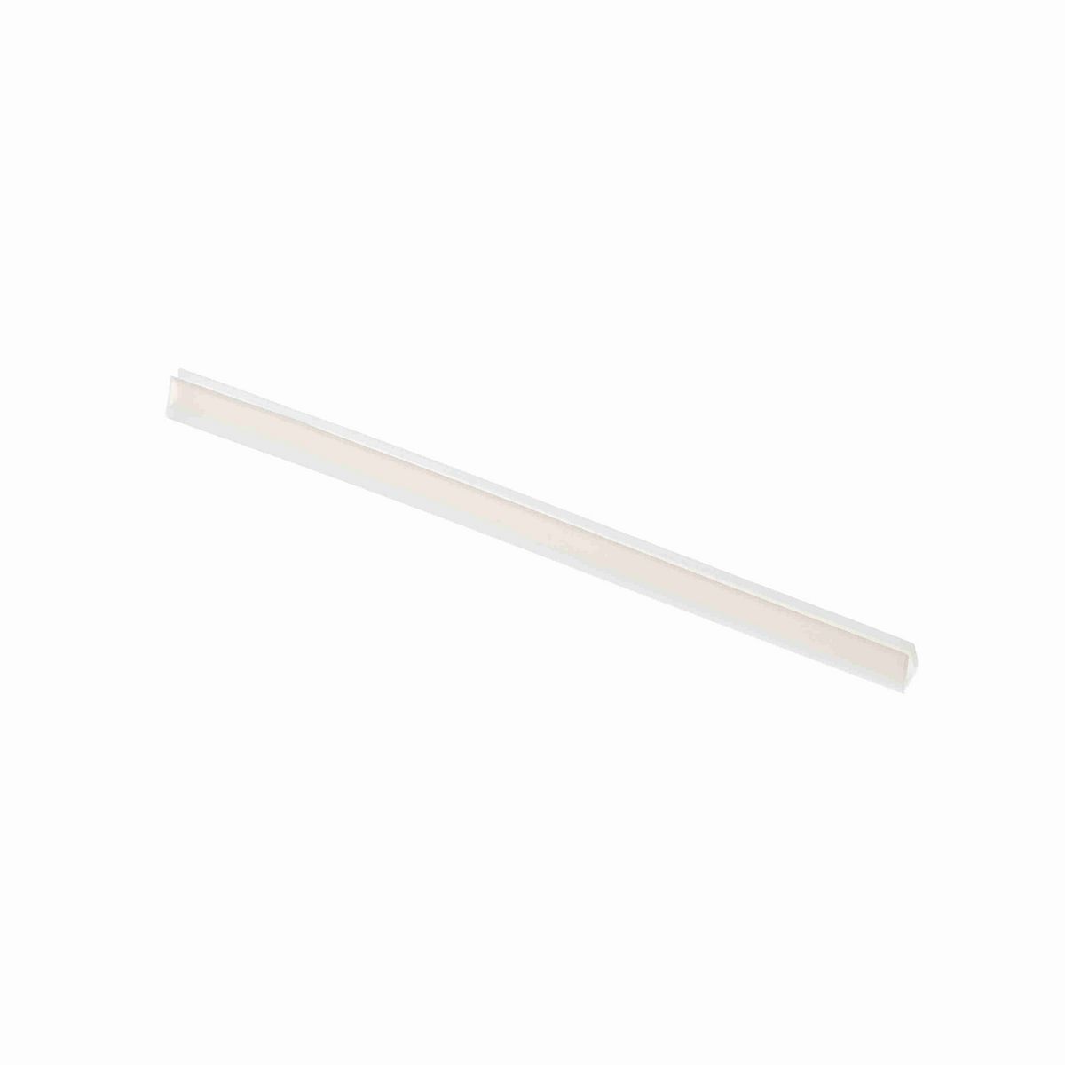 System Plast Bar Cap: 0.25"W X 0.34"H X 240"L White UHMW-PE - VG-P204-20