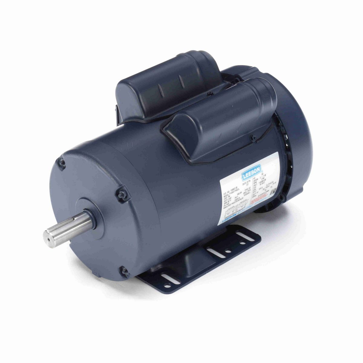 LEESON General Purpose Motor, 2 HP, 1 Ph, 60 Hz, 115/230 V, 1800 RPM, 145T Frame, TEFC - 120867.00