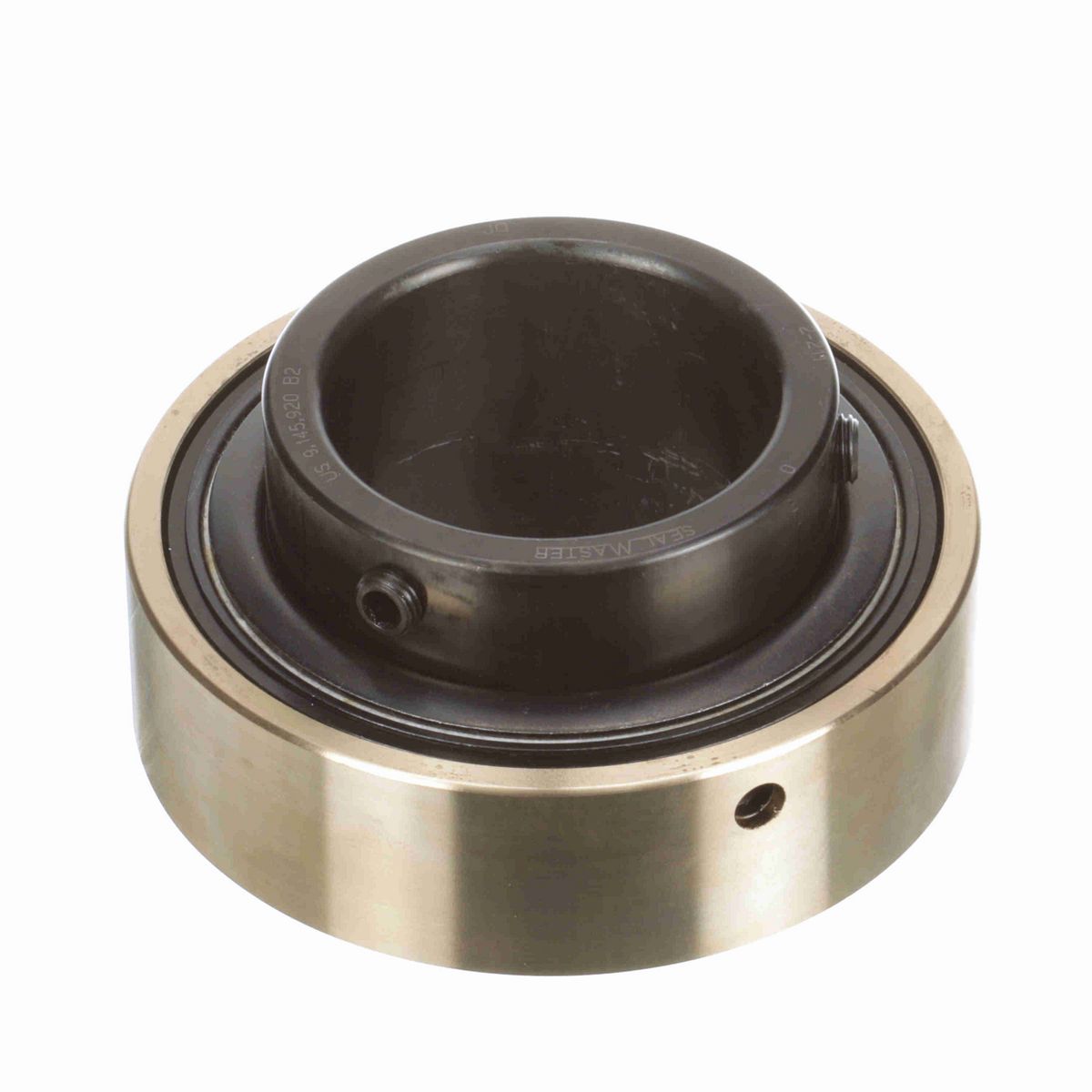 Sealmaster Mounted Insert Only Ball Bearing - 52100 Bearing Steel, Black Oxided - Setscrew Lock - AR-2-211