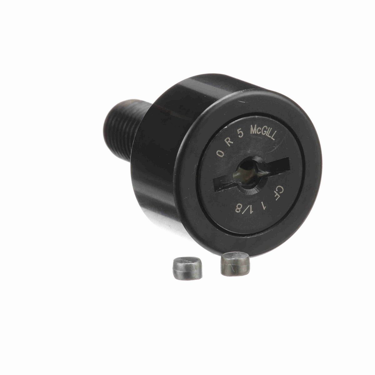 Опорный ролик с цапфой McGill CAMROL CF 1 1/8, цилиндрический, со шлицем под отвёртку, дюймовый