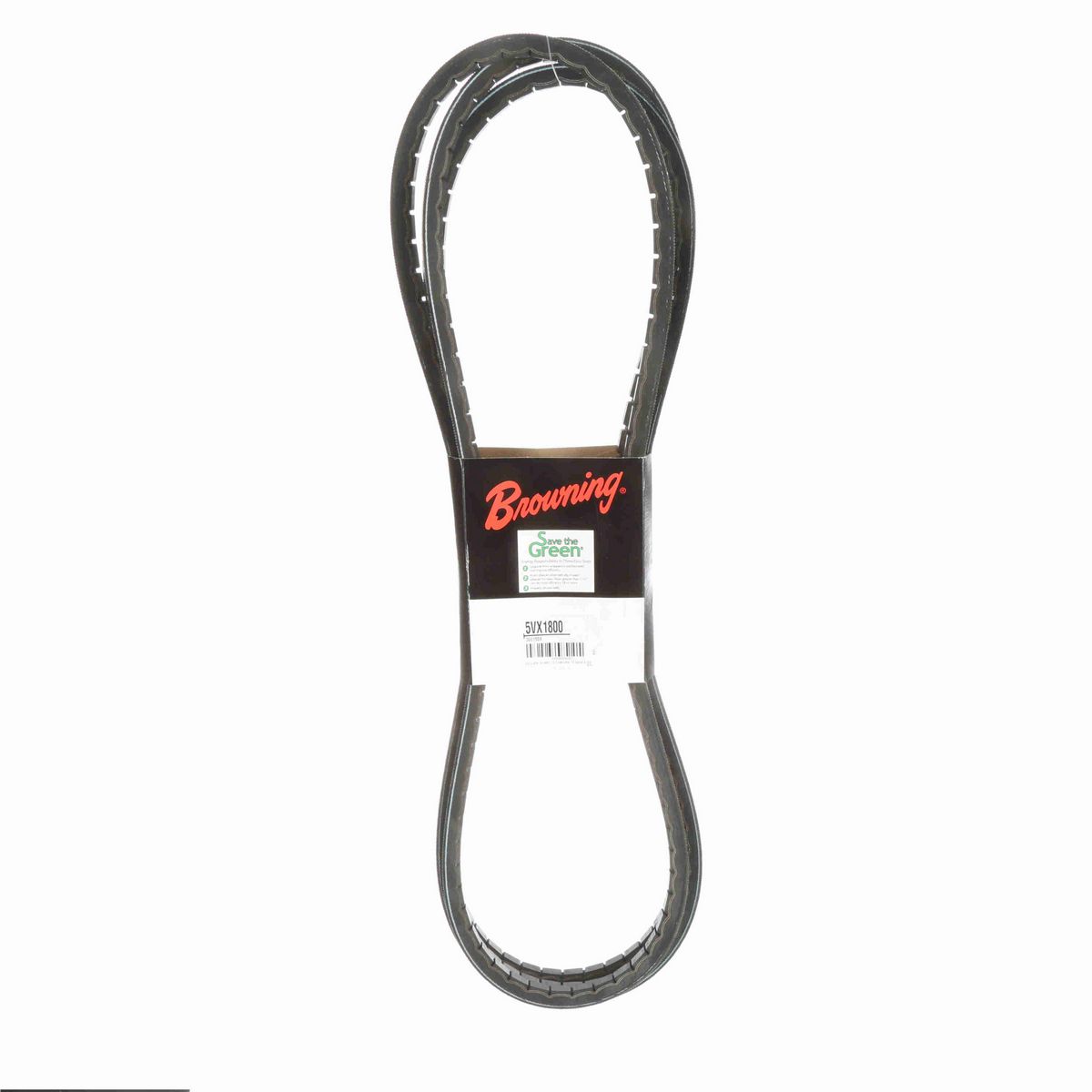 Browning EPDM Notched Belt 98% Efficient - 5VX1800