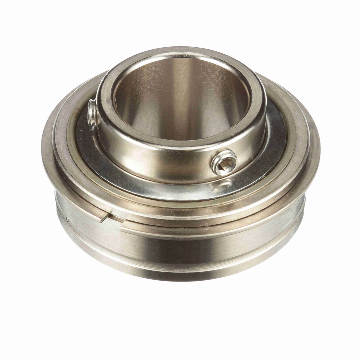 Sealmaster Mounted Insert Only Ball Bearing - 52100 Bearing Steel, Phosphorus Nickel Coated - Setscrew Lock - Corrosion Resistant - ERX-PN23
