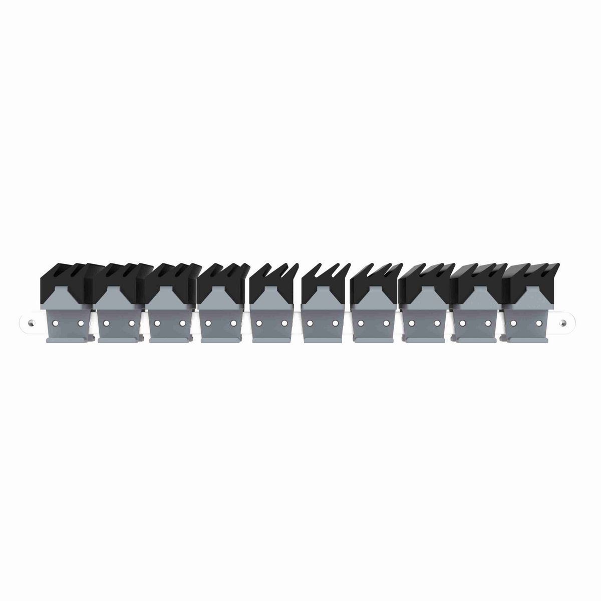 Rexnord 1873TAB SideGrip™ Side-flexing, Material: Silver Platinum Series, Width: 3.75in, Pitch: 1.5in - 81430551