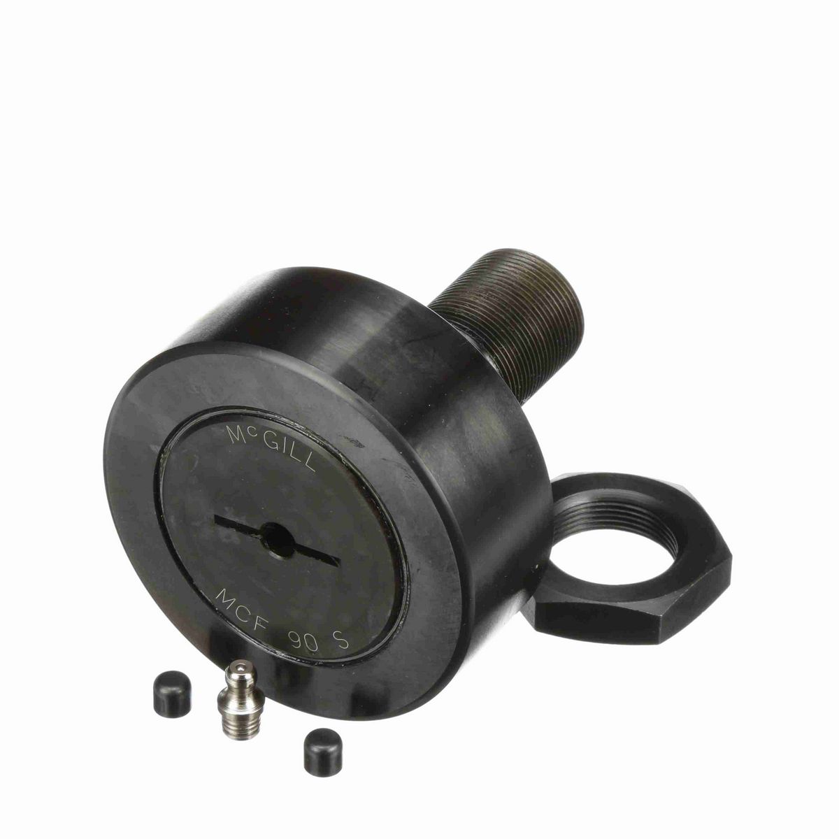 Опорный ролик с цапфой McGill CAMROL MCF 90, бочкообразный, со шлицем под отвёртку, метрический