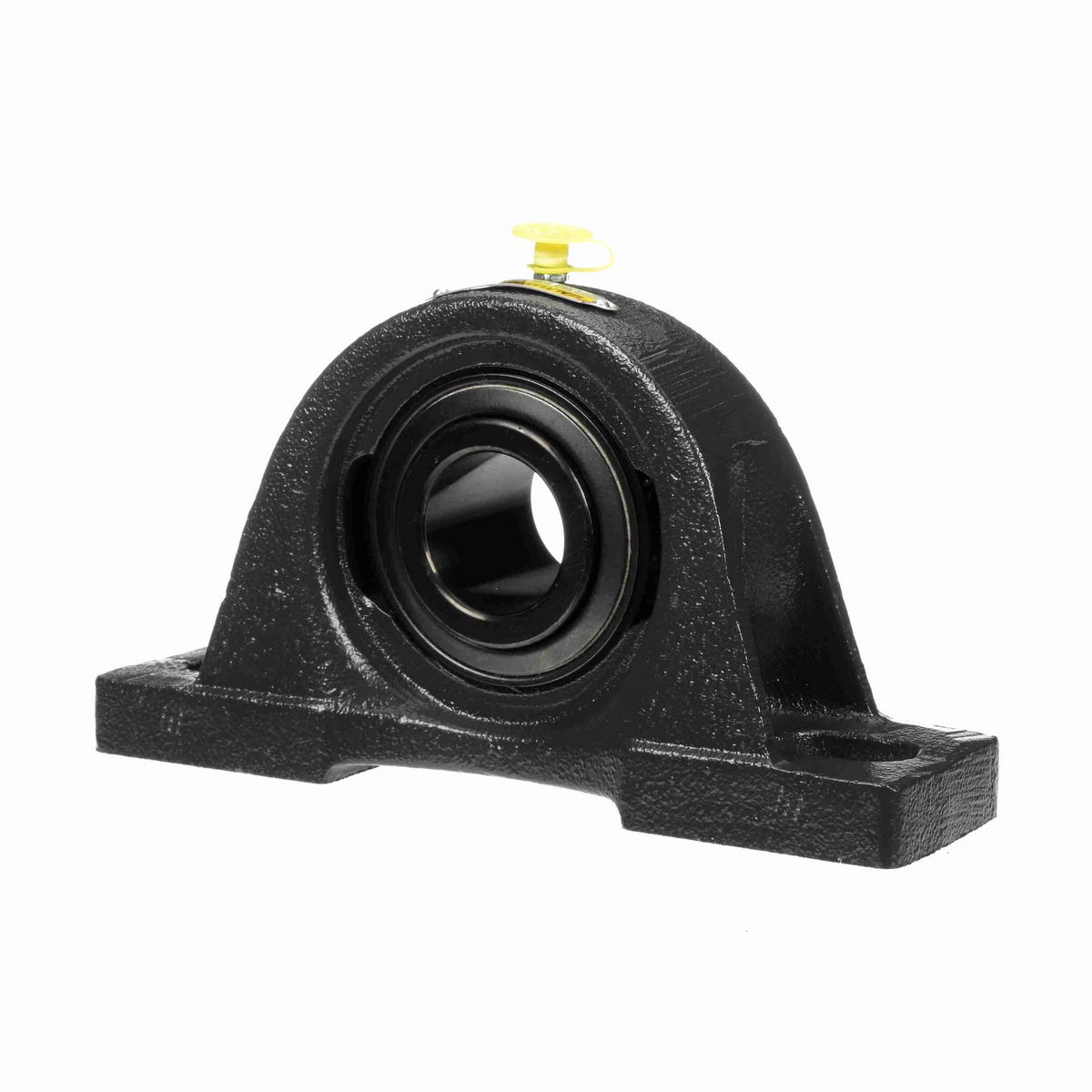 Sealmaster Mounted Cast Iron Two Bolt Pillow Block Ball Bearing - 52100 Bearing Steel, Black Oxided - Setscrew Lock - Air Handling Housing Fit, Noise Tested - SPM-23 CXU