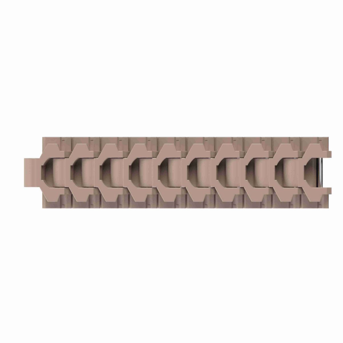 Rexnord 882TAB SideGrip™ Side-flexing, Material: Tan Low Friction, Width: 3.75in, Pitch: 1.5in - LF882-GD