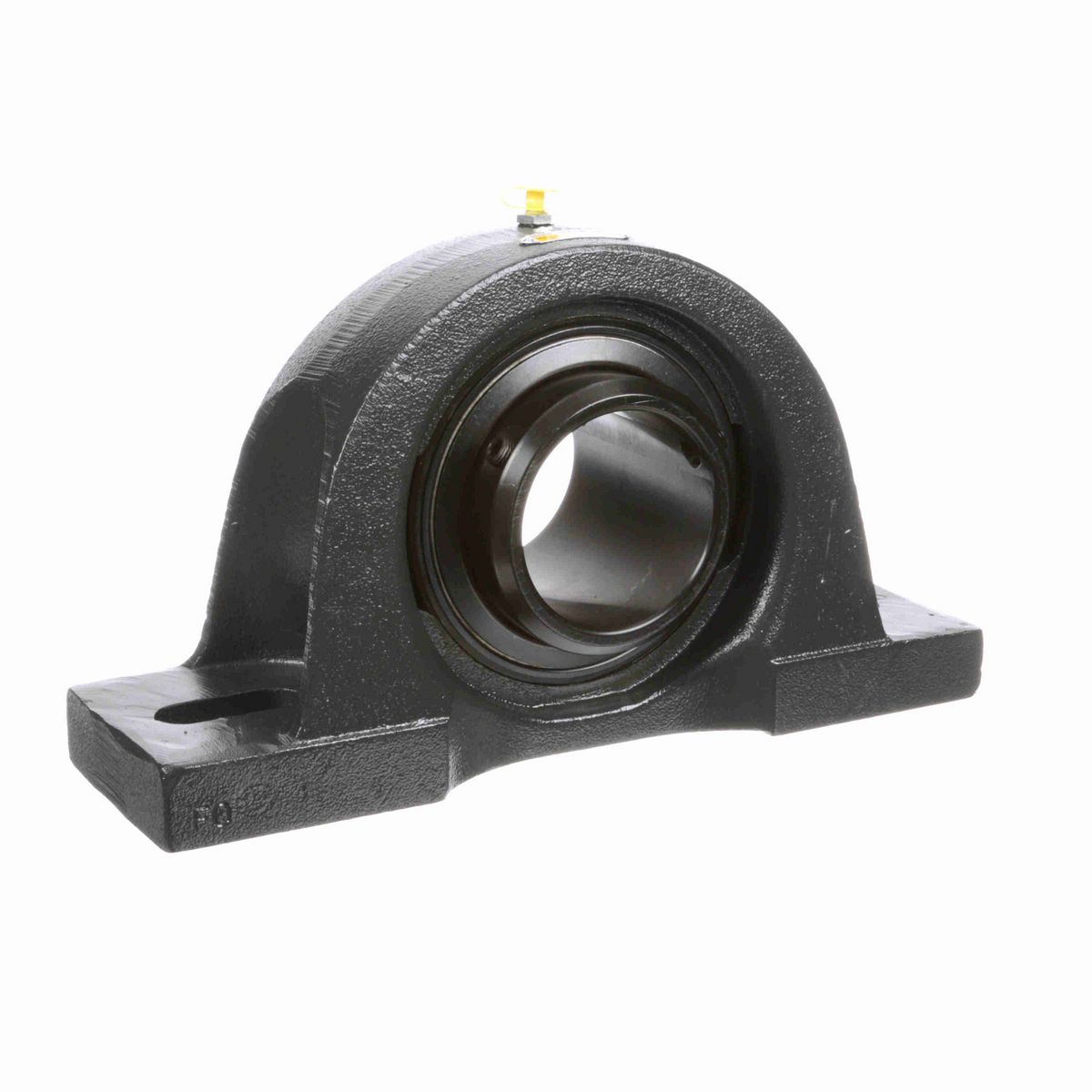 Sealmaster Mounted Cast Iron Two Bolt Pillow Block Ball Bearing - 52100 Bearing Steel, Black Oxided - Double Setscrew Lock - Air Handling Housing Fit, Noise Tested - MPD-55 CXU