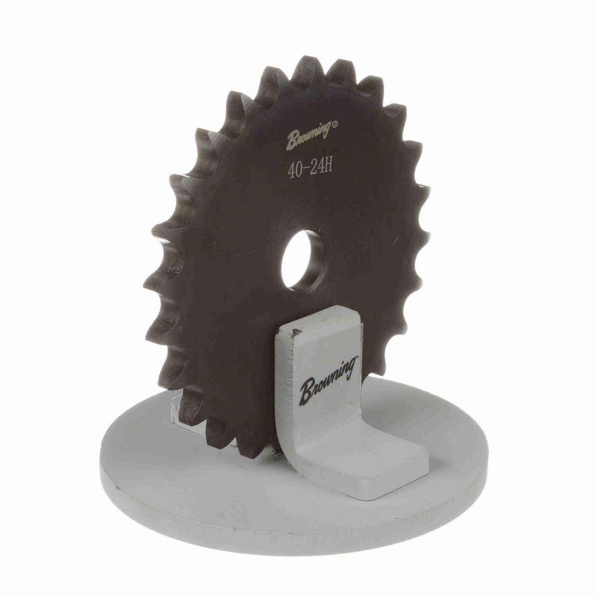 Browning Steel Minimum Plain Bore Roller Chain Sprocket - 40A24