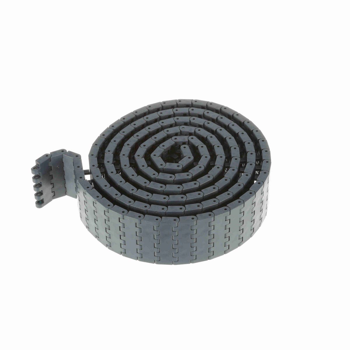 System Plast 2251FT Straight Running Solid Top, Material: NG evo (Gray Blue), Width: 3.3in, Pitch: 1in - NGE2251FT-PT-K330