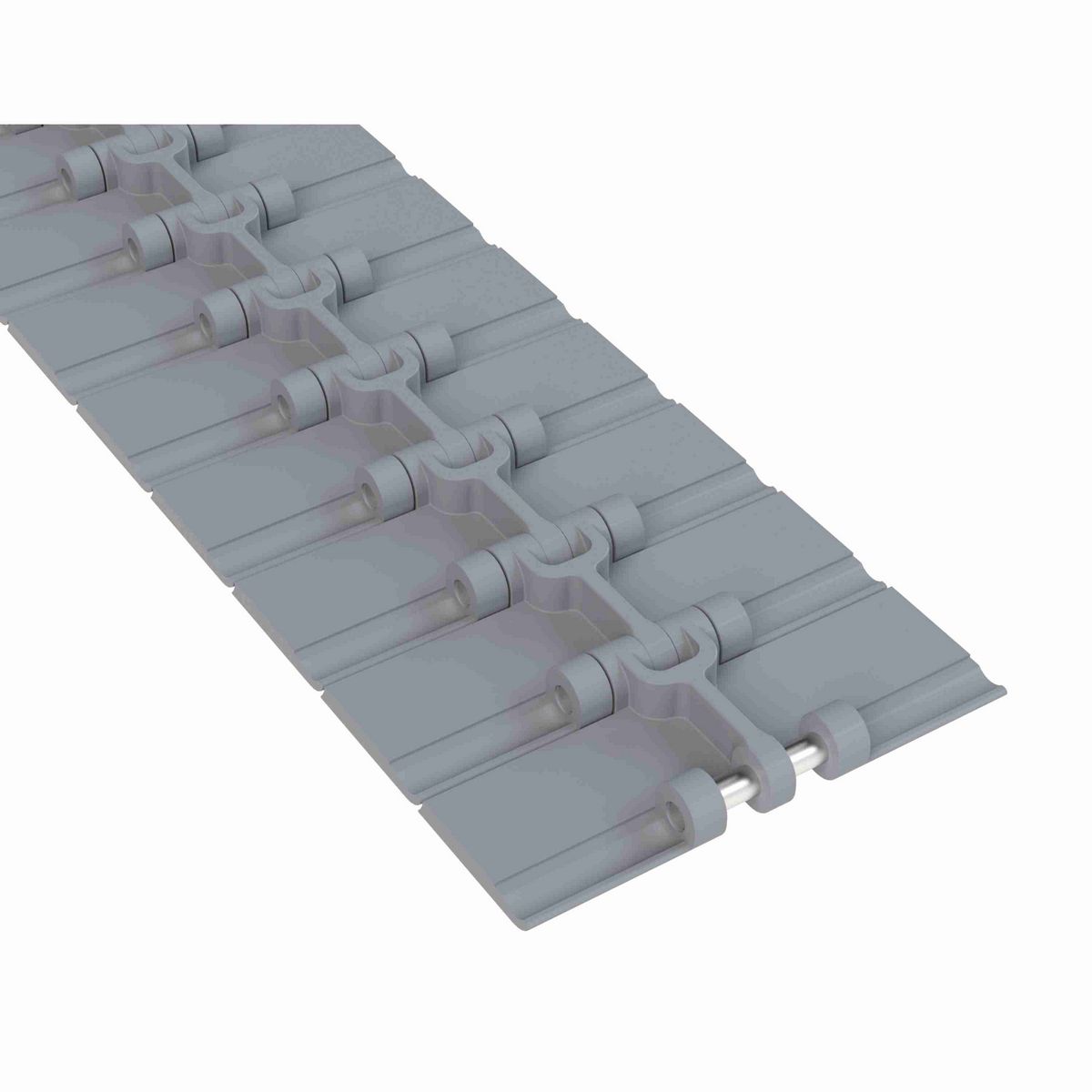 Rexnord 831 Straight Running Solid Top, Material: Silver Platinum Series, Width: 7.5in, Pitch: 1.5in - 81431183