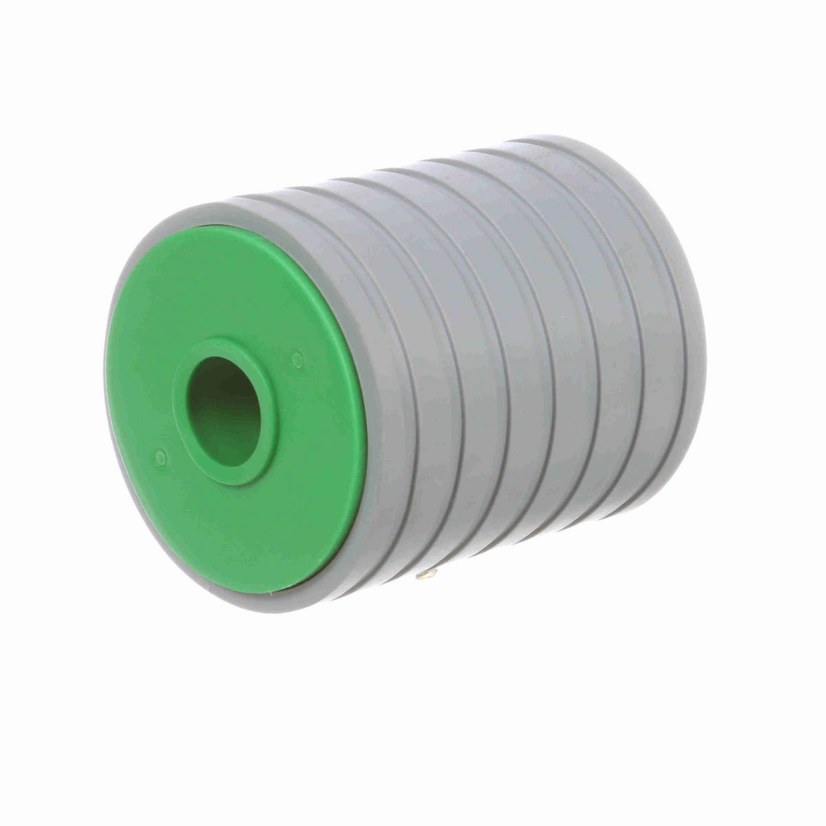 System Plast Return Roller with Rubber; OD: 67-mm, Shaft Dia: 18-mm, Length: 82.5-mm, Color: Green - RR-67B18ML83-PEG