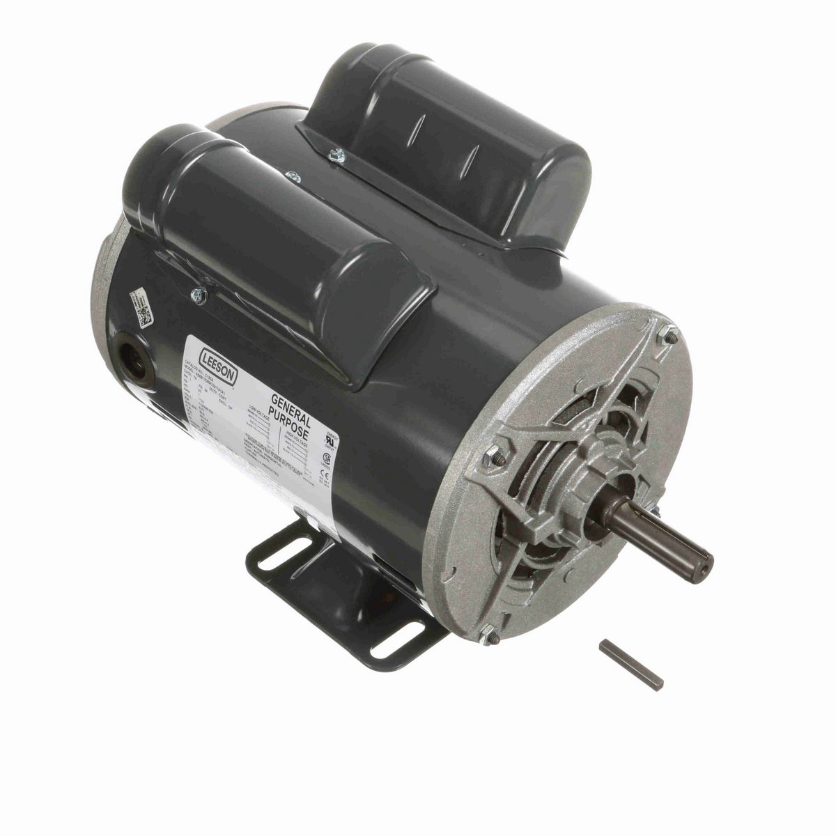 LEESON General Purpose Motor, 1 HP, 1 Ph, 60 Hz, 115/208-230 V, 1800 RPM, 56 Frame, DP - C182A