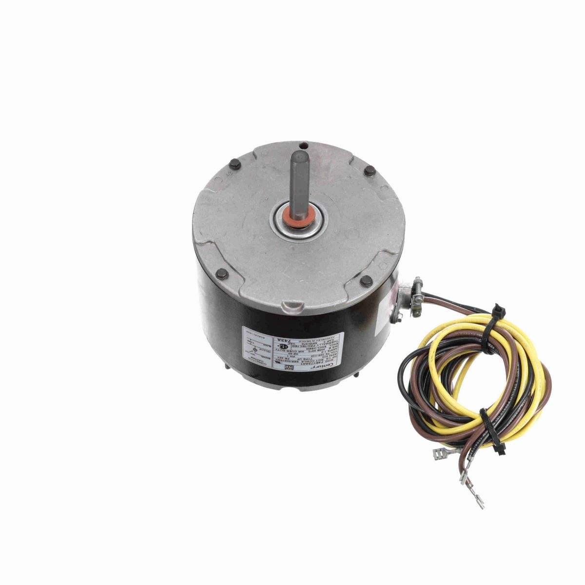 Century OEM Replacement Motor, 1/6 HP, 1 Ph, 60 Hz, 208-230 V, 825 RPM, 1 Speed, 48 Frame, ENCLOSED - 743A