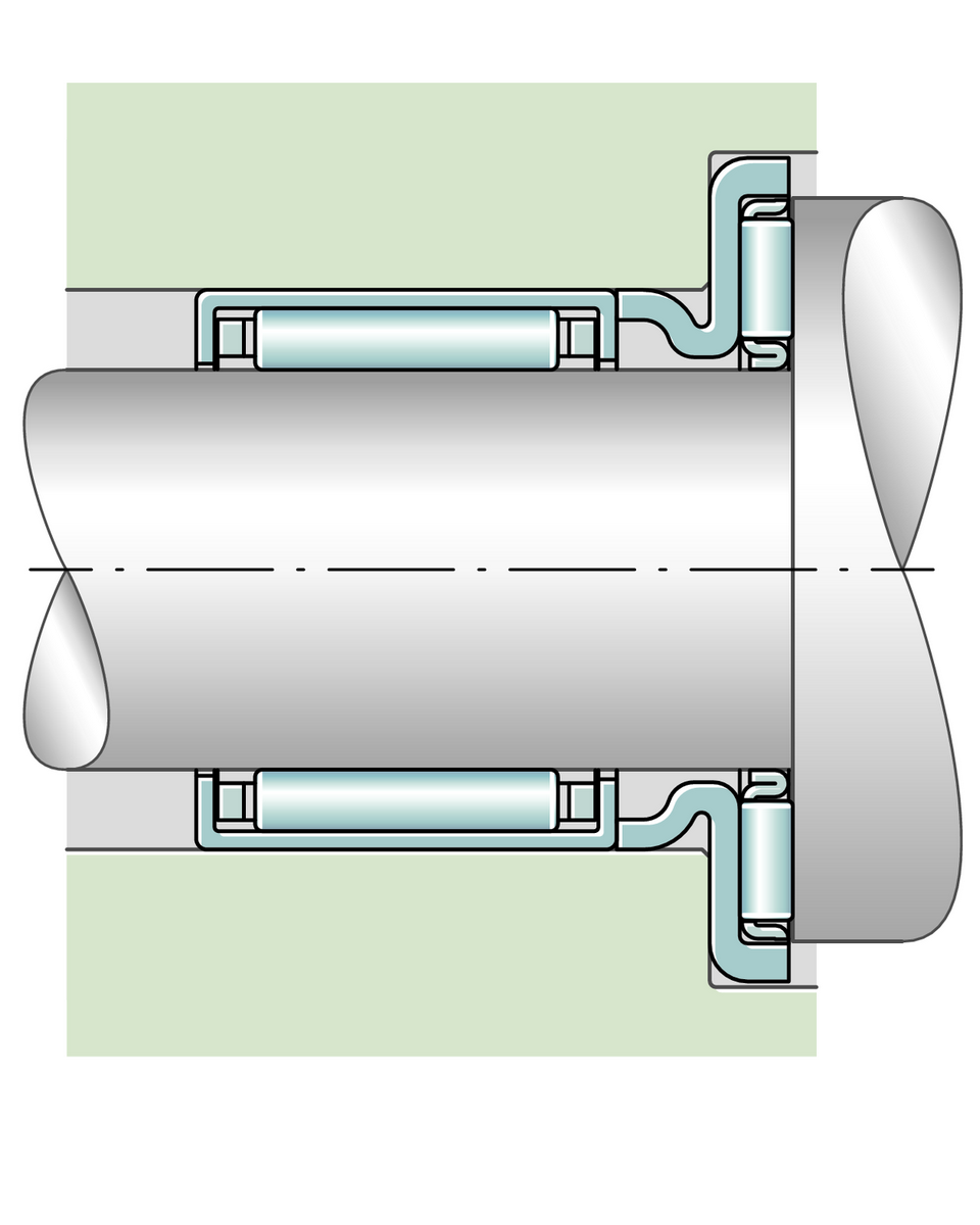 Упорный игольчатый подшипник INA AXW15