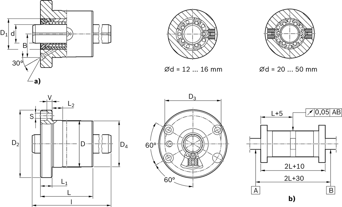 Линейный комплект Bosch Rexroth LSFDR1-16-WV-400 [R072321680]