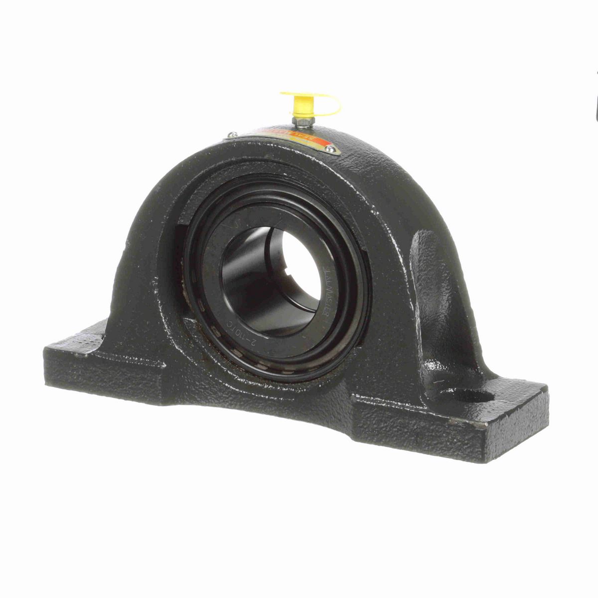 Sealmaster Mounted Cast Iron Two Bolt Low Base Pillow Block Ball Bearing - 52100 Bearing Steel, Black Oxided - Concentric Lock - NPL-26TC
