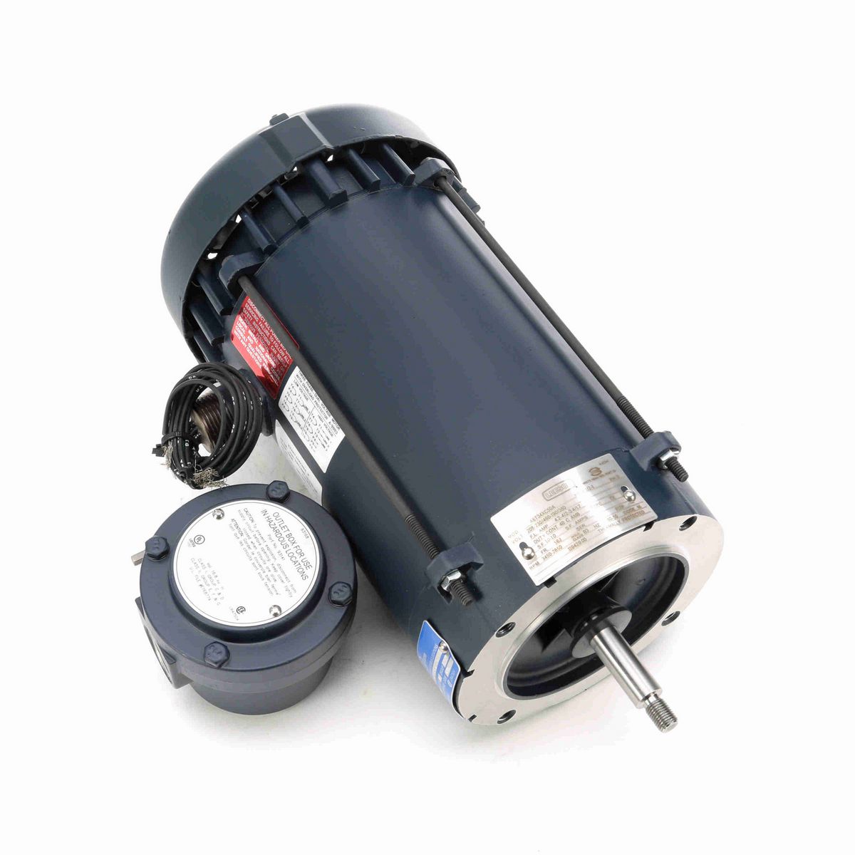 LEESON Explosion Proof Motor, 1.50 & 1 HP, 3 Ph, 60 & 50 Hz, 208-230/460 & 190/380 V, 3600 & 3000 RPM, 56J Frame, EPFC - 119429.00