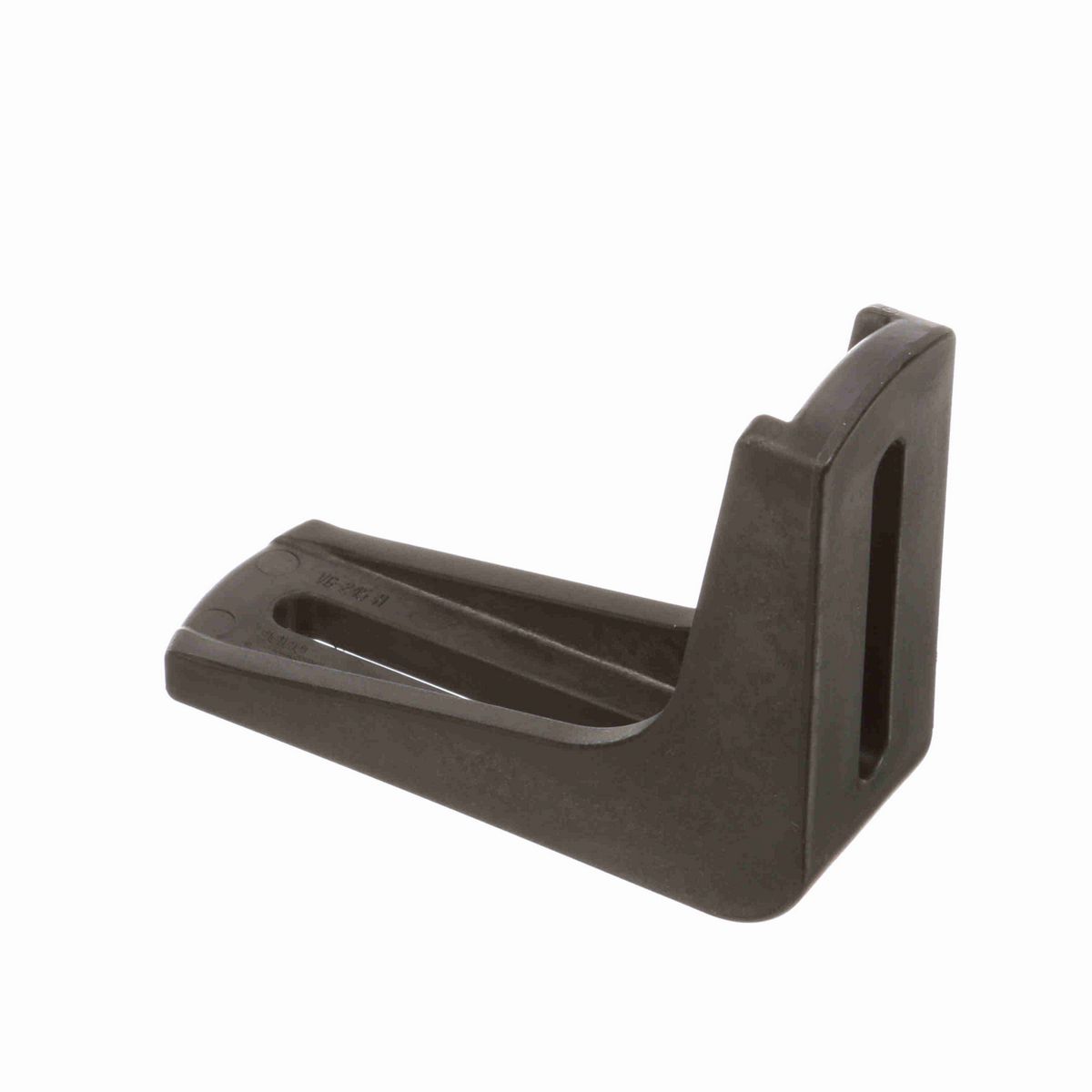 System Plast Molded Plastic "L" Bracket- Black- Short - VG-245-H-BK