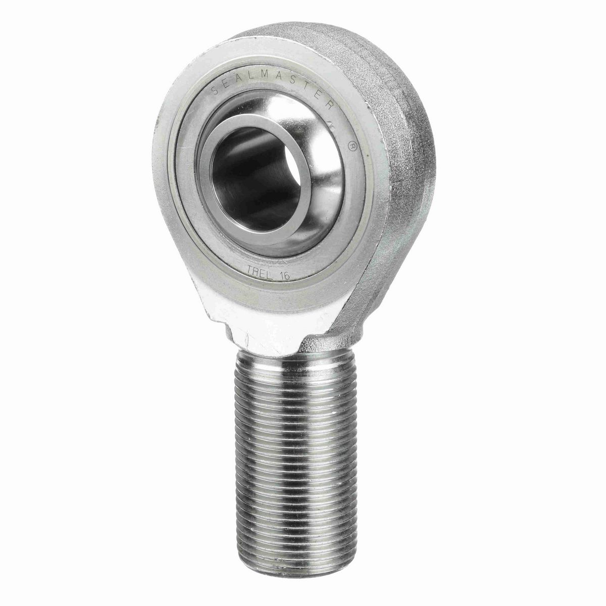 Sealmaster Male Rod End Bearing - Three-Piece Greasable Carbon Steel Race - TREL 16