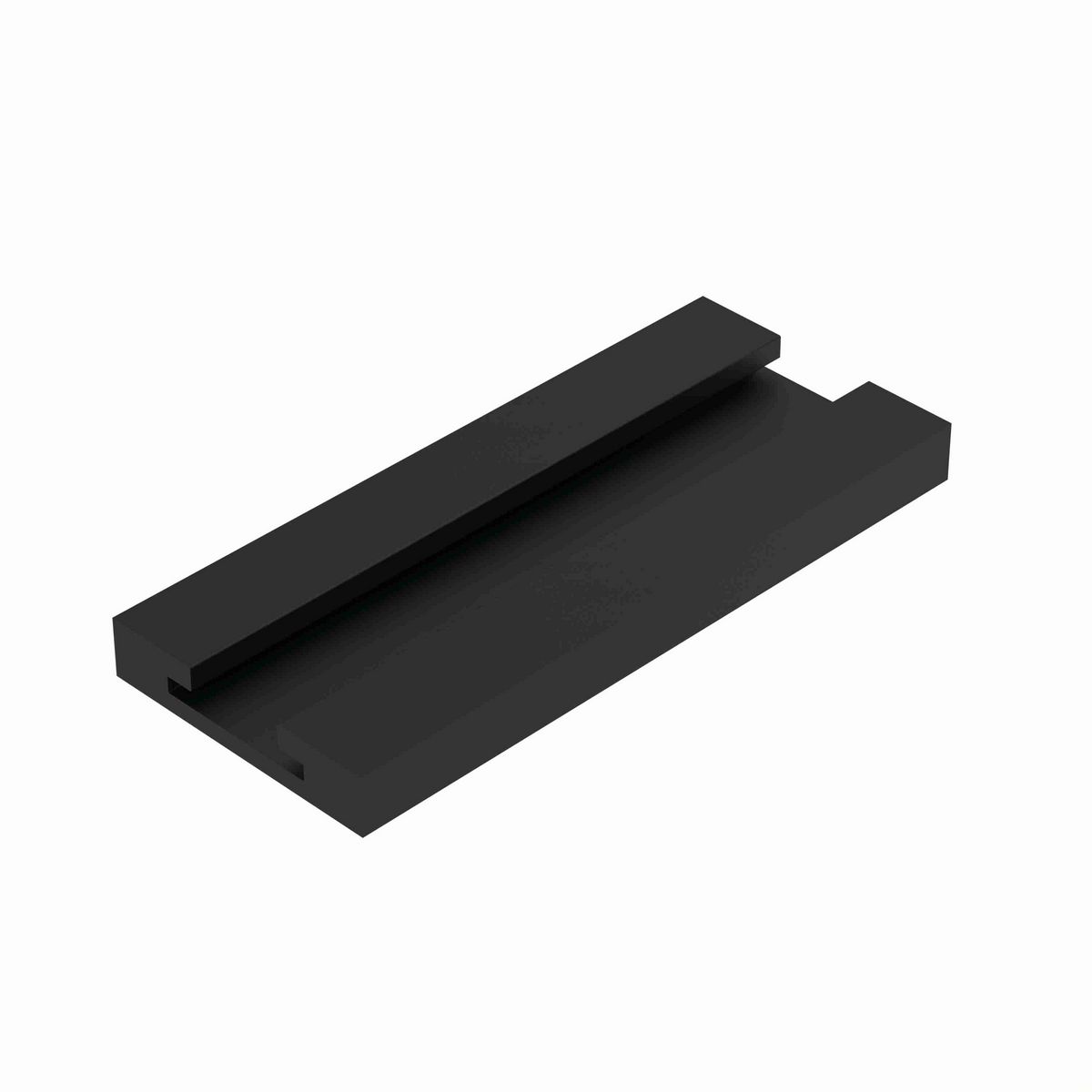 System Plast Tab Straight Track; Length: 10-ft, Series: VT-980, Height: 1-in , Track Width: 5-in , Material: NOLU-BR - VT-980-T-S-0450-10