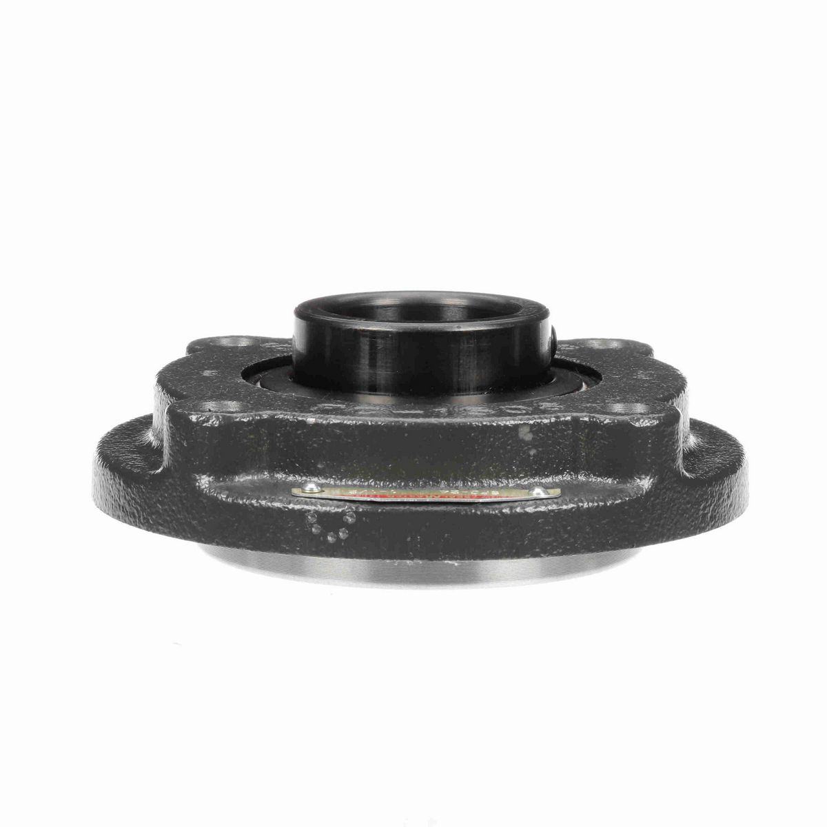 Sealmaster Mounted Cast Iron Flange Cartridge Ball Bearing - 52100 Bearing Steel, Black Oxided - Setscrew Lock - SFC-24