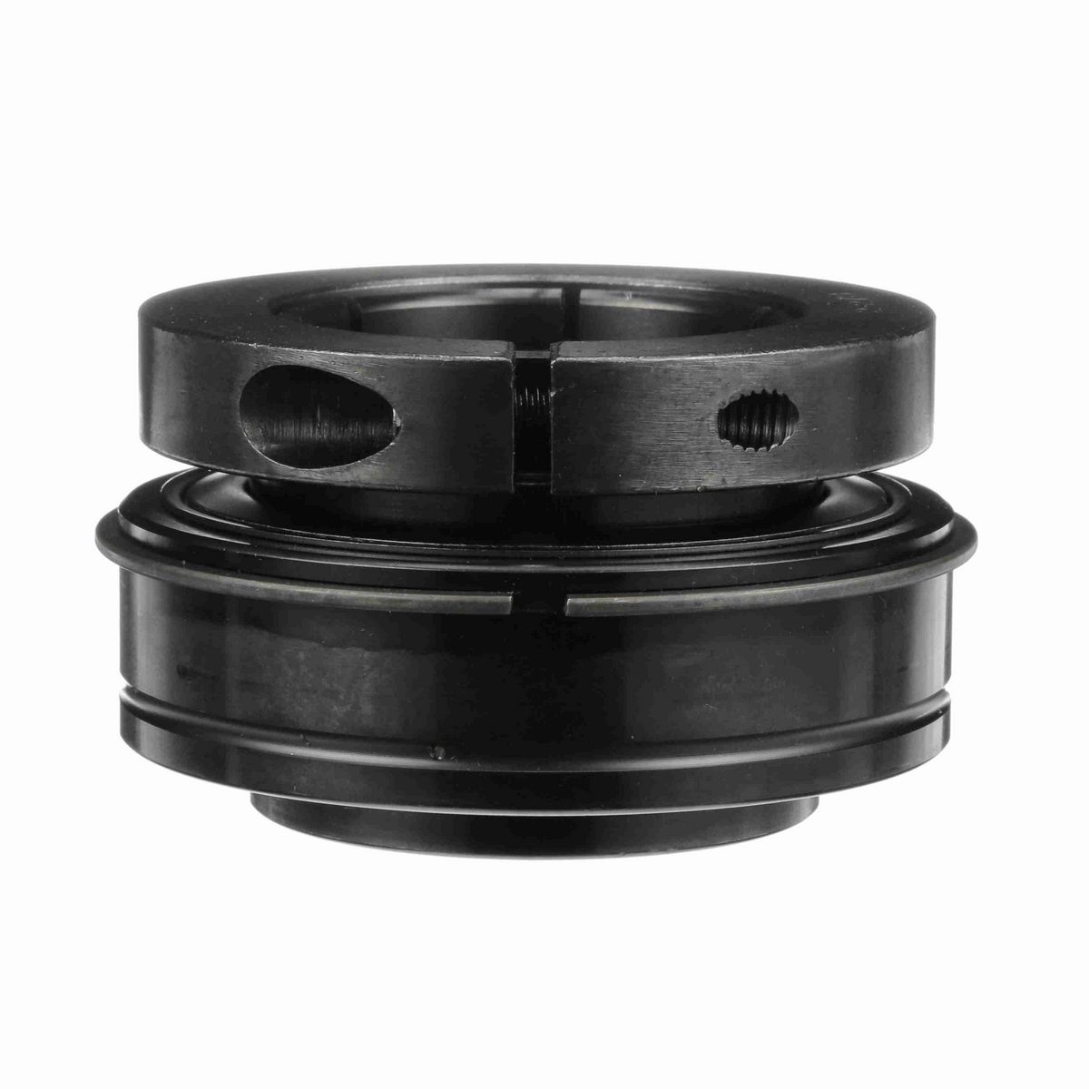 Sealmaster Mounted Insert Only Ball Bearing - 52100 Bearing Steel, Black Oxided - Concentric Lock - ER-39T