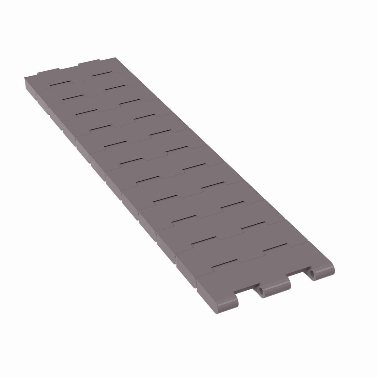 Rexnord 5705 Straight Running Solid Top, Material: Brown High Performance, Width: 4.5in, Pitch: 1.5in - 81416722