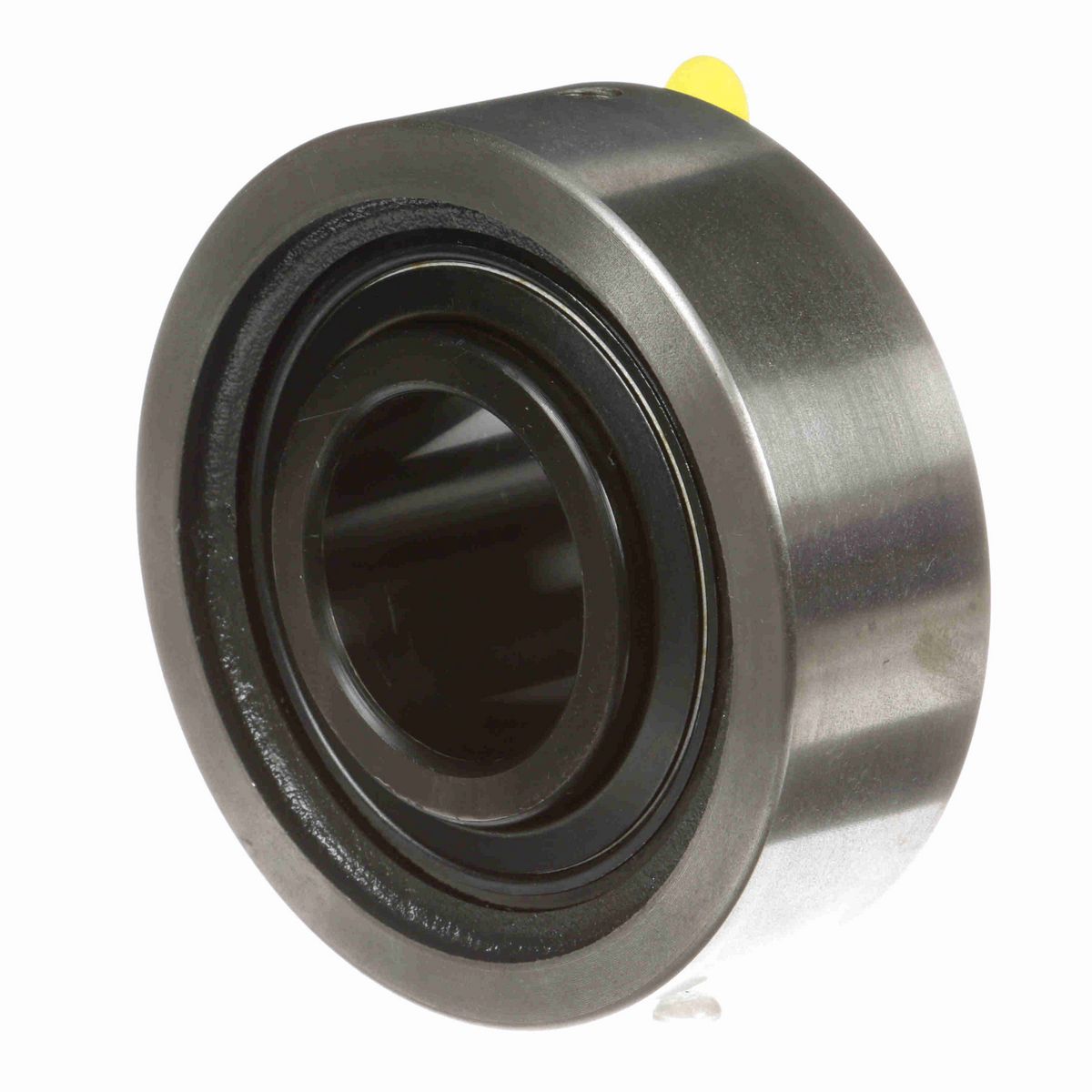 Sealmaster Mounted Cast Iron Cylindrical Cartridge Ball Bearing - 52100 Bearing Steel, Black Oxided - Setscrew Lock - SC-32