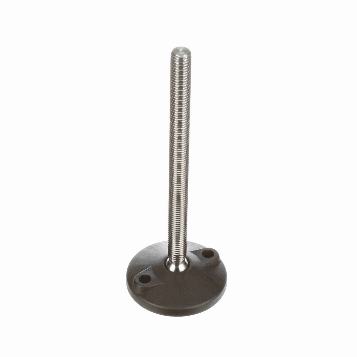 System Plast Articulating Plastic Leveler; Series: VG-511, Base Diameter: 4, Spindle Length: 9.09-in, Thread: 3/4-10 - VG-511-02-S34-L10