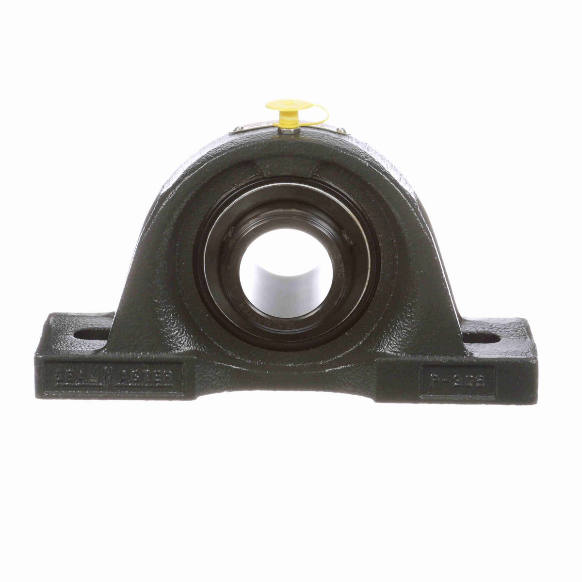 Sealmaster Mounted Cast Iron Two Bolt Pillow Block Ball Bearing - 52100 Bearing Steel, Black Oxided - Double Setscrew Lock - MPD-23