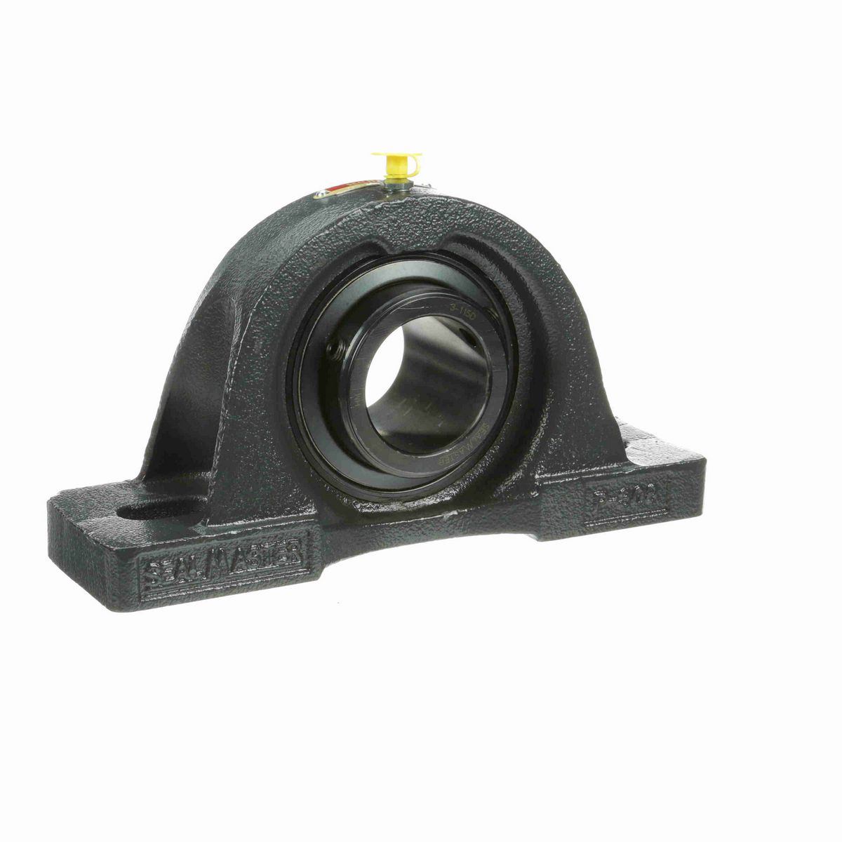 Sealmaster Mounted Cast Iron Two Bolt Pillow Block Ball Bearing - 52100 Bearing Steel, Black Oxided - Double Setscrew Lock - MPD-31