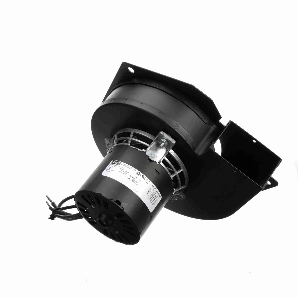 FASCO Rectangular Outlet Shaded Pole OEM Replacement Draft Inducer Blower, 115 Volts, Flange: No - A132