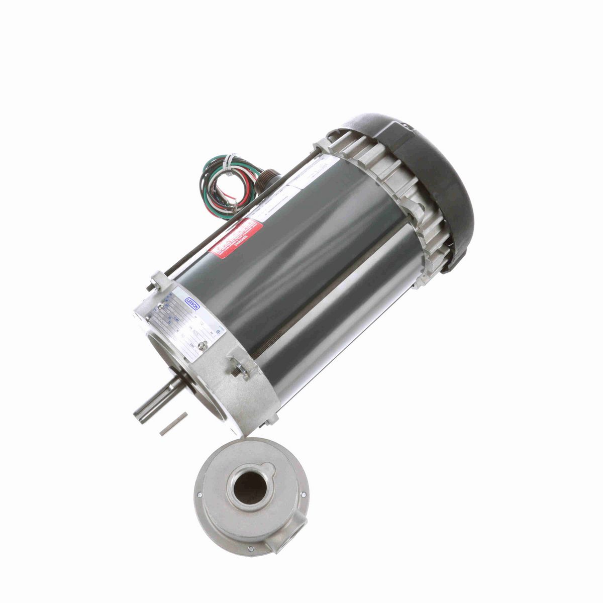 LEESON Explosion Proof Motor, 0.50 HP, 1 Ph, 60 Hz, 115 V, 1200 RPM, 56CZ Frame, EPFC - C1817