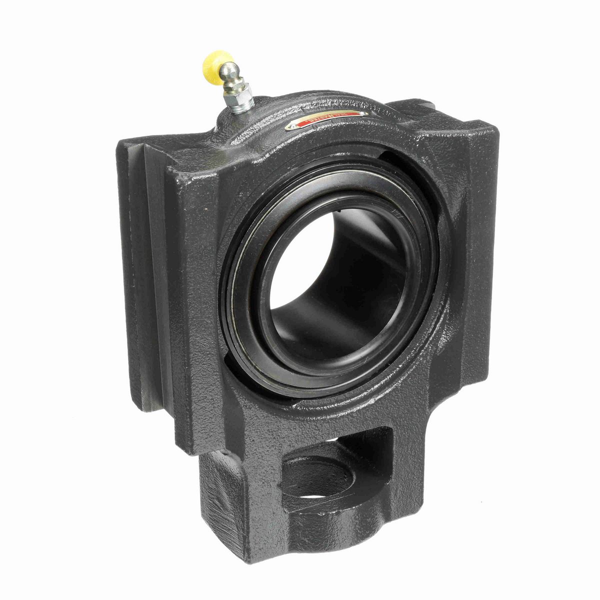 Sealmaster Mounted Cast Iron Wide Slot Take Up Ball Bearing - 52100 Bearing Steel, Black Oxided - Setscrew Lock - ST-51