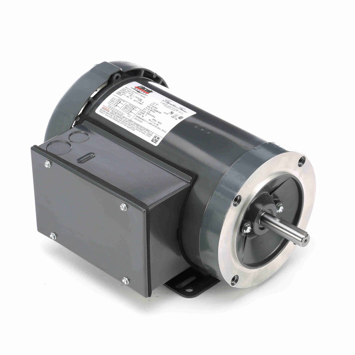 LEESON General Purpose Motor, 2 HP, 1 Ph, 60 Hz, 115/230 V, 3600 RPM, 56HC Frame, TEFC - LM24729