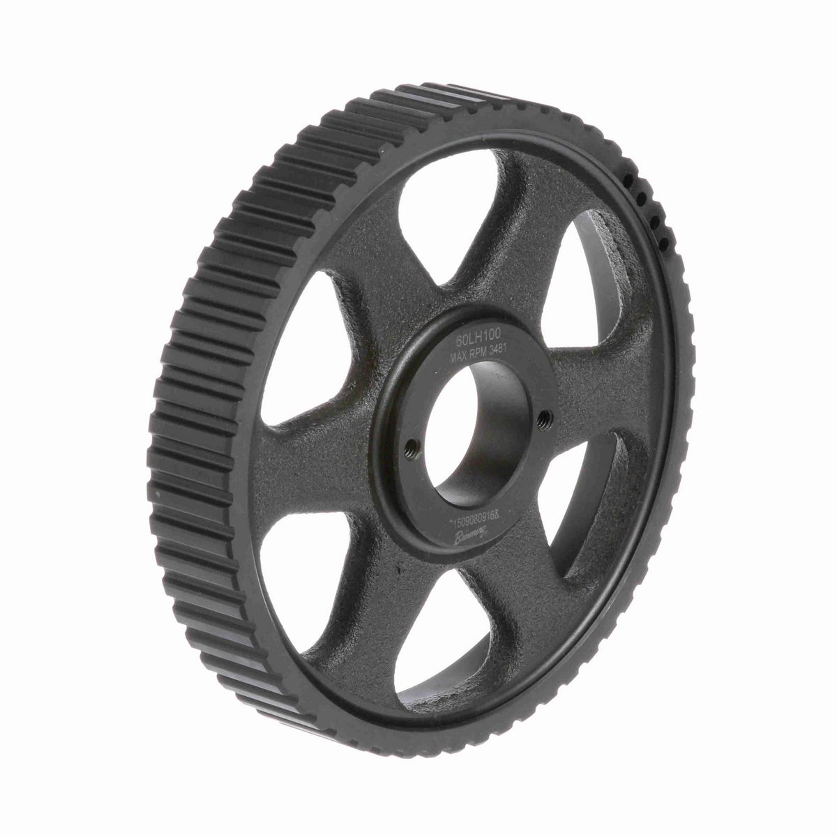 Browning Steel Bushed Bore Gearbelt Pulley - 60LH100