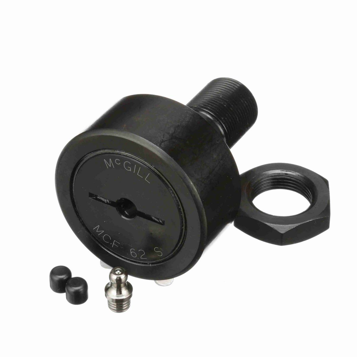 Опорный ролик с цапфой McGill CAMROL MCF 62, бочкообразный, со шлицем под отвёртку, метрический