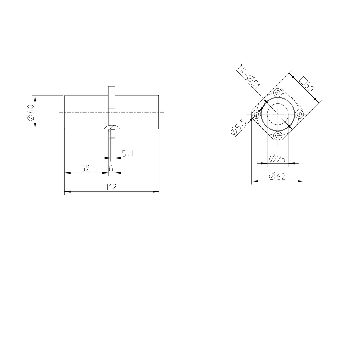 Фланцевая линейная втулка Bosch Rexroth KBMM-25-DD-NR [R074222530]