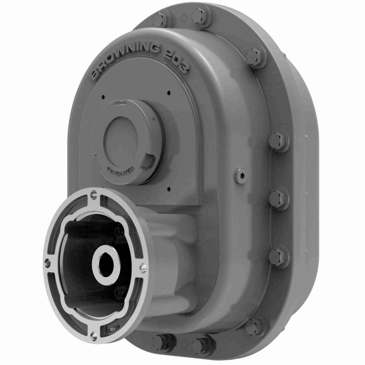 Редуктор с монтажом на вал Browning Torque Taper Plus 207CMTP25 Q210, чугунный, с коническим отверстием вала