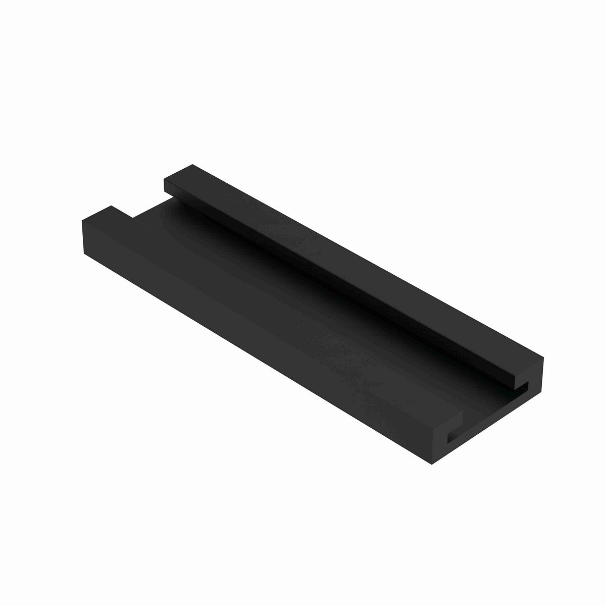 System Plast Tab Straight Track; Length: 10-ft, Series: VT-980, Height: 1-in , Track Width: 3.75-in , Material: NOLU-BR - VT-980-T-S-0325-10