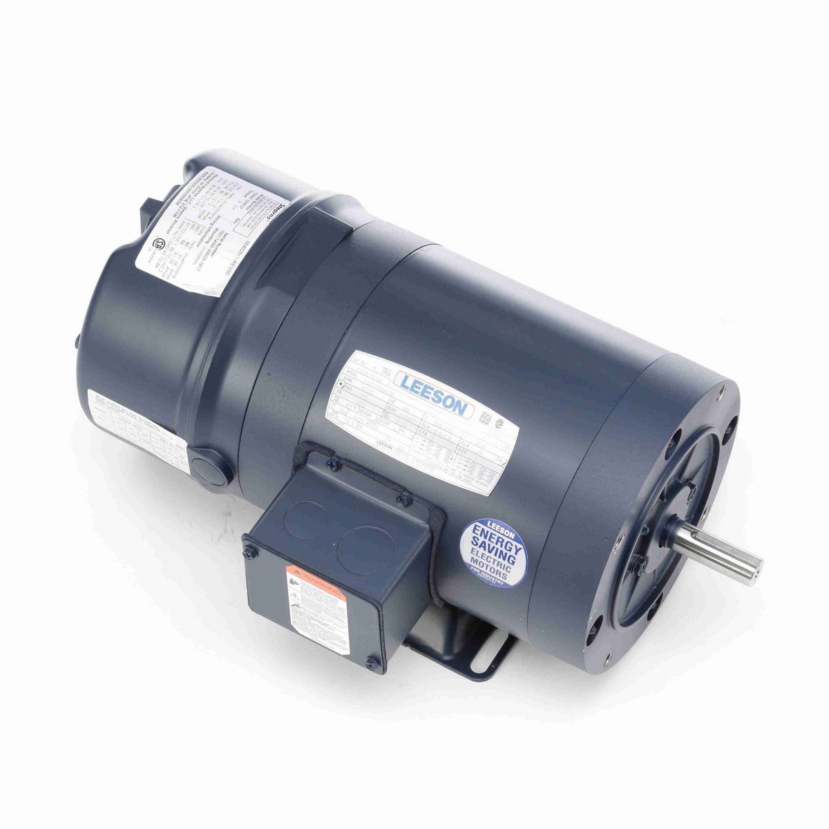 LEESON Brake Motor, 0.50 HP, 3 Ph, 60 Hz, 230/460 V, 1800 RPM, 56C Frame, TENV - 110670.00